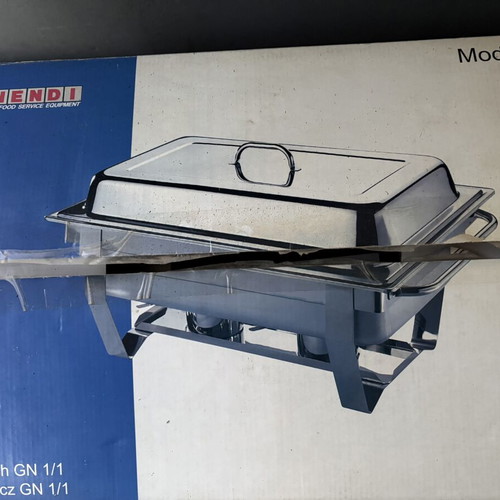 Bain Marie Hendi chafing dish 9 lt inox with removable lid new