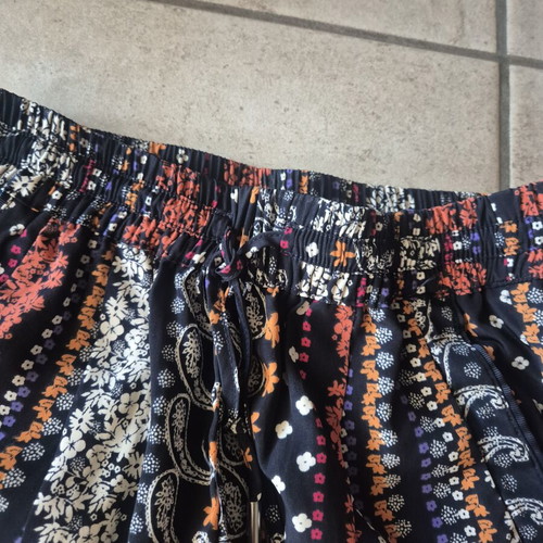 Boho pants Bershka like new, colorful, size XS