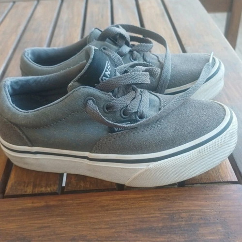 Vans Kids Shoes Size 27 Grey Like New
