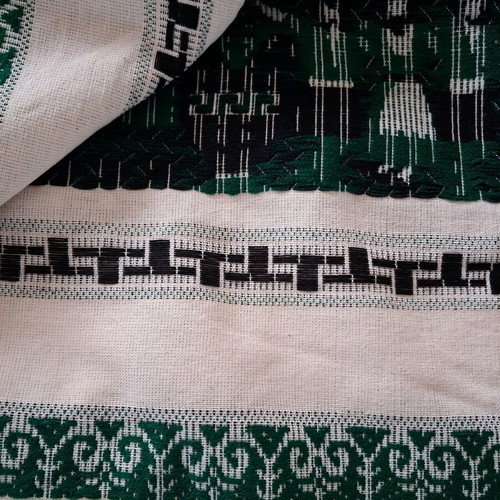 Cretan woven textile with traditional motifs, new