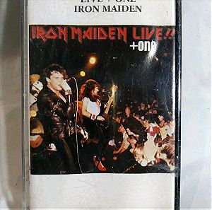Iron maiden live +one κασέτα,νέα τιμή