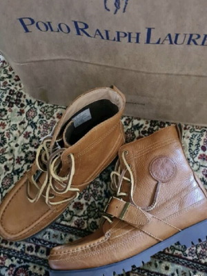 Polo Ralph Lauren boots new, brown, size 41