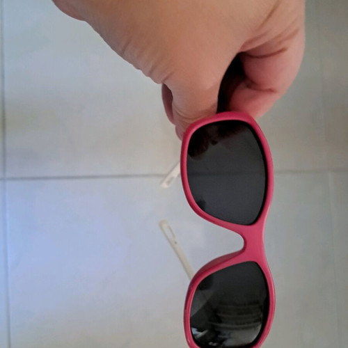 Invu baby sunglasses like new, polarized, white pink