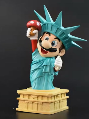 Super Mario φιγούρα Αγαλμα της Ελευθερίας καινούργια, μεγάλη