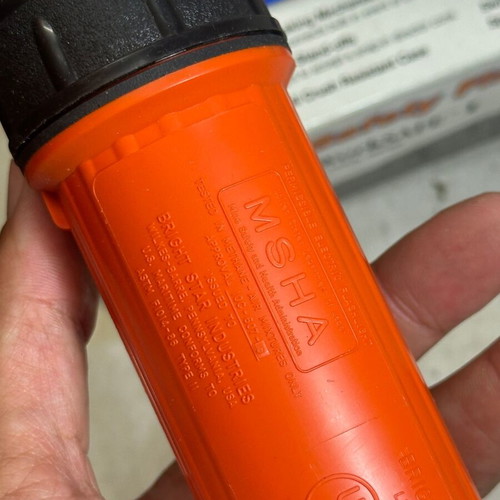 Bright Star WorkSAFE I Industrial Safety Flashlight with Box, Like New