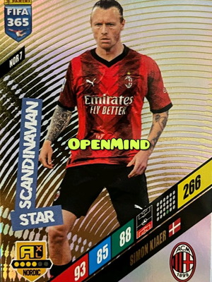 Κάρτα NOR7 Simon Kjaer Scandinavian Star Nordic Edition FIFA 365 2024 Andrenalyn XL νέα