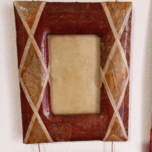 3 Connected Hanging Picture Frames Made of Seaweed New