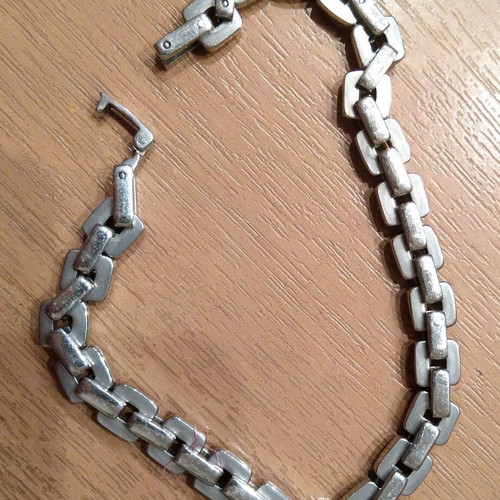 Men's chain bracelet stainless steel 20.5 cm like new