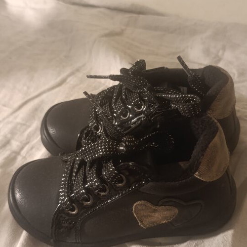 Orchesta/Saxo Blues boots size 23, black and gold