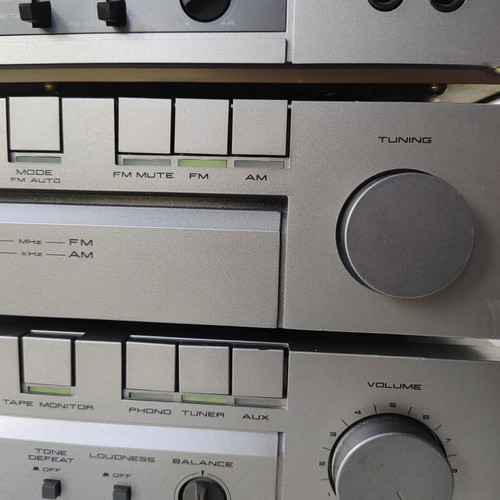 Akai 110 Audio Stack used, amplifier AM-U110, tape deck CS-F110, tuner AT-K110