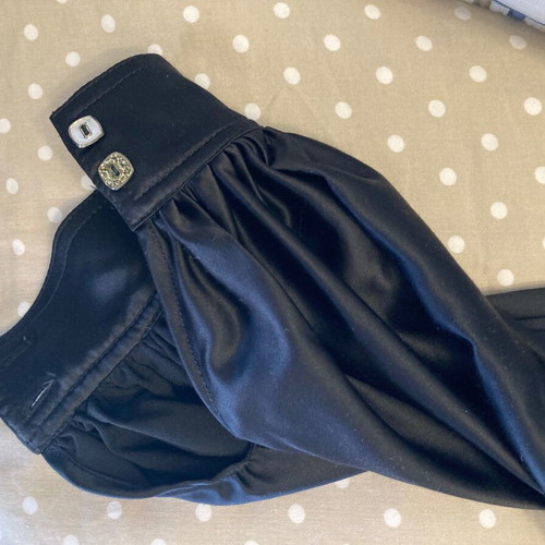 Satin shirt Tassos Mitropoulos like new, black, size S