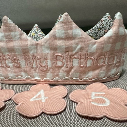 JoJo Maman Bébé Birthday Crown double-sided new with case