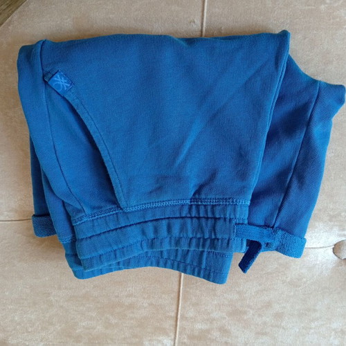 Benetton boy's bermuda shorts 11-12Y, 100% cotton, blue