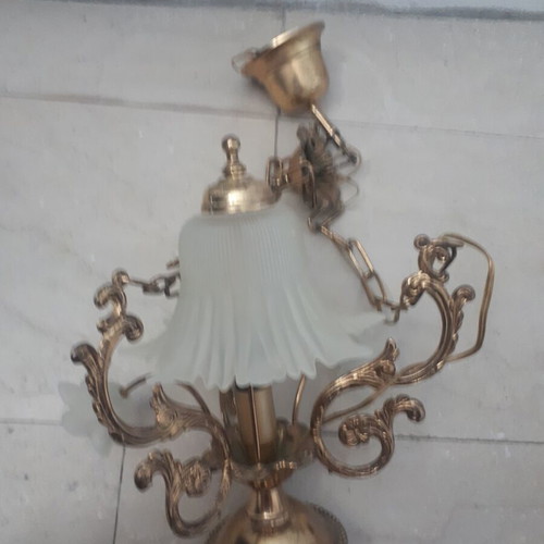 Vintage ceiling lights used, set of 2