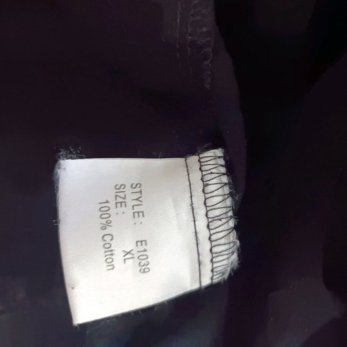 Black mini dress Saint Tropez like new with appliqué butterfly, cotton