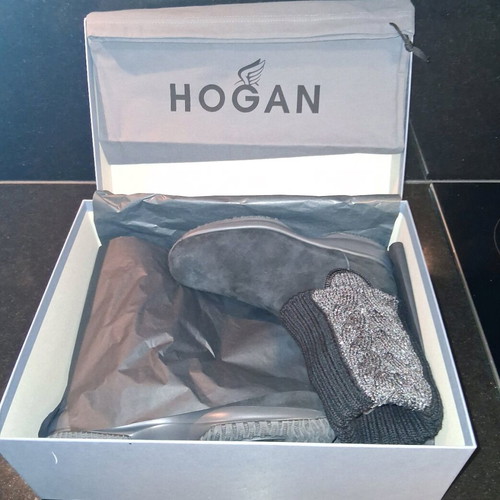 HOGAN Boots No.35 New, suede, black