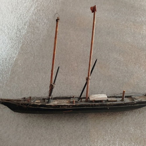 Two vintage ships