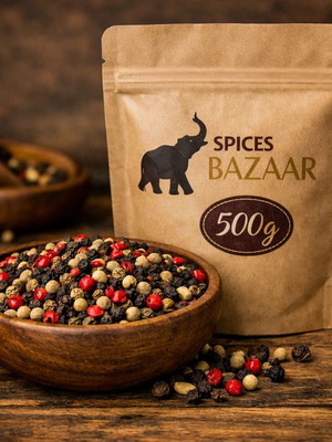 Spices Bazaar Μείγμα 4 Πιπεριών, 500 g