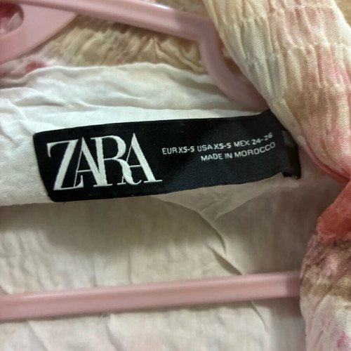 Zara κιμονό ροζ μπεζ καφέ, σαν καινούργιο, μέγεθος small