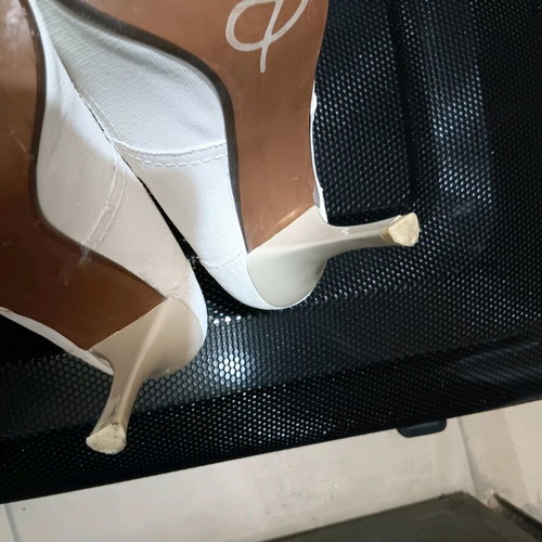 Replay white denim pumps like new, size 38