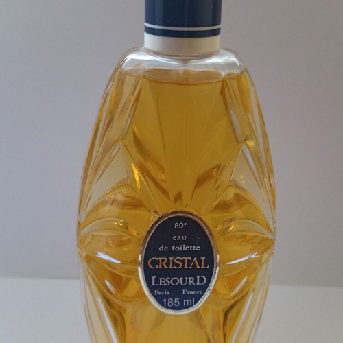 Vintage Lesourd Cristal Eau de toilette Splash 185 ml new