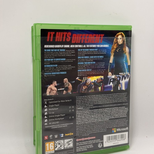 WWE 2K22 Xbox One game used, action adventure