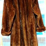  Υπέροχη γούνα παλτό γνήσιο vison! Εξαιρετικά chic σχέδιο!