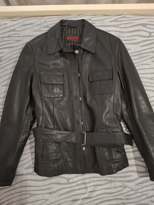 Stanfield leather jacket, black, size XL
