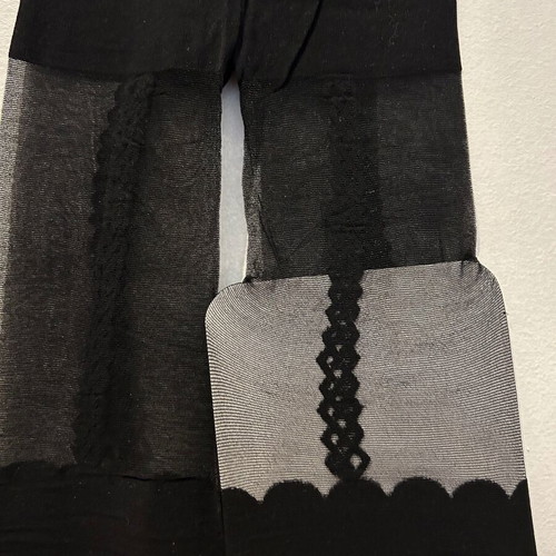 Miss selfidgre TIGHTS, made in Italy, ONE SIZE, black color.