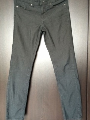 H&M kids jeans used, black, size 140 cm