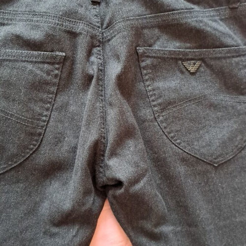 Armani Jeans men's winter pants like new, gray, warm, modern fit