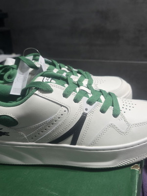 Lacoste Sport L005 sneakers white green size 42