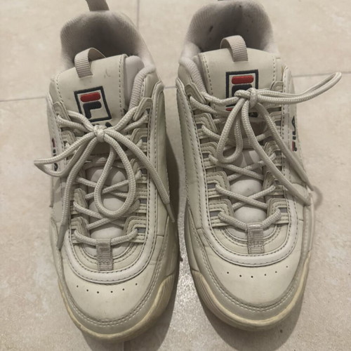 Fila athletic shoes like new, size 39, beige