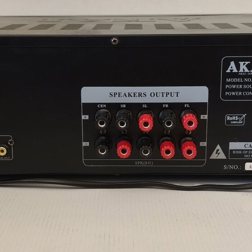 Akai AS110RA-320BT Karaoke Radio Amplifier with Bluetooth and USB like new