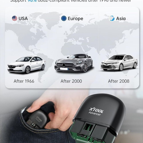 XTOOL AD20 Pro OBD2 Scanner Wireless Full System Car Diagnostic Tool new