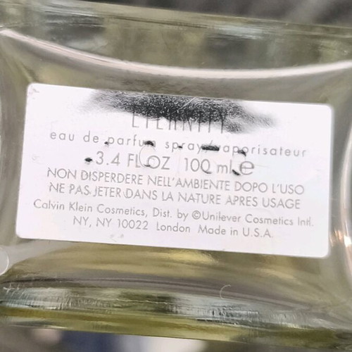 Eternity Calvin Klein Eau de Parfum 100 ml used perfume