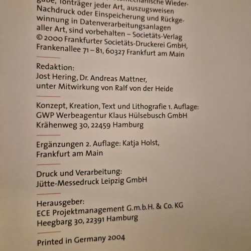 Architektur der ECE book used, German architecture album