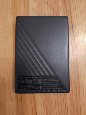 Εξωτερικός σκληρός δίσκος WD My Passport 5TB μαύρος σαν καινούργιος