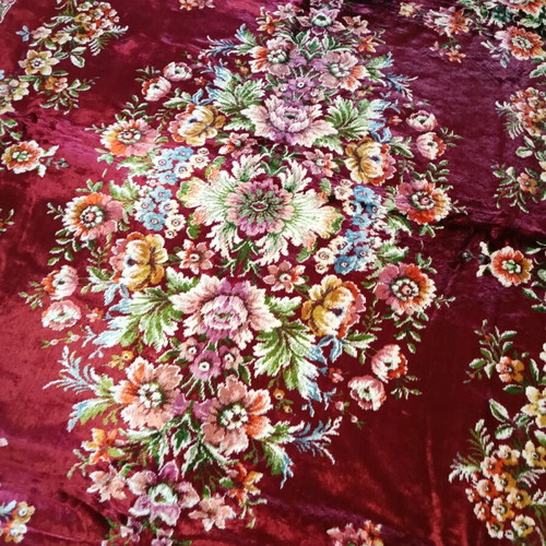 Velvet vintage blanket like new 160 x 200
