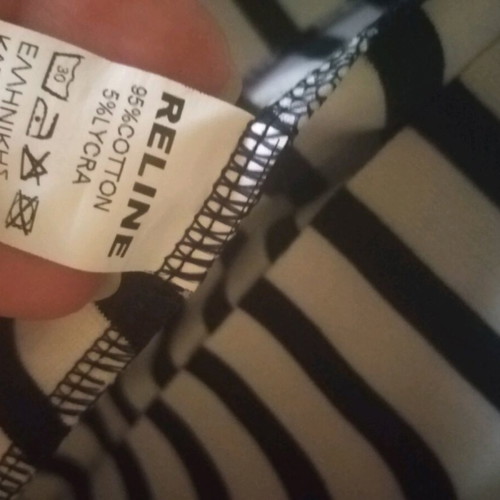 Jacket like new, white with black stripe, size medium