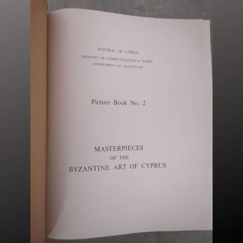 Masterpieces of the Byzantine Art of Cyprus used book