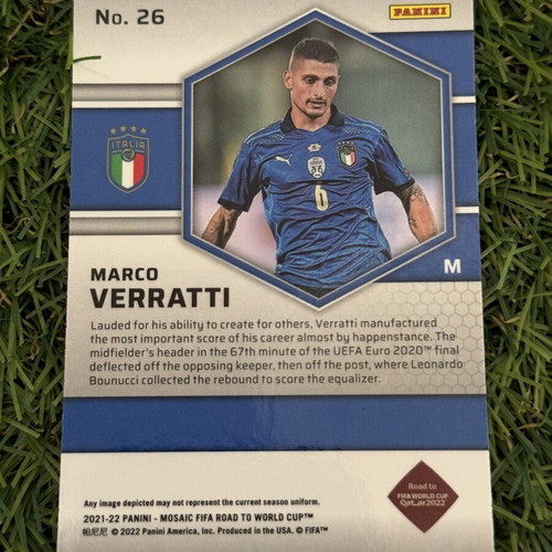 Panini Mosaic FIFA Road to The World Cup 2021-22 Marco Verratti card