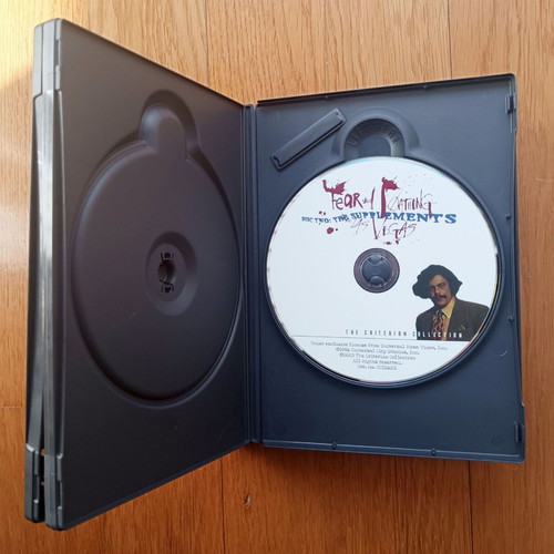 Fear and Loathing in Vegas DVD used, Criterion Collection, 2 discs, no Greek subtitles