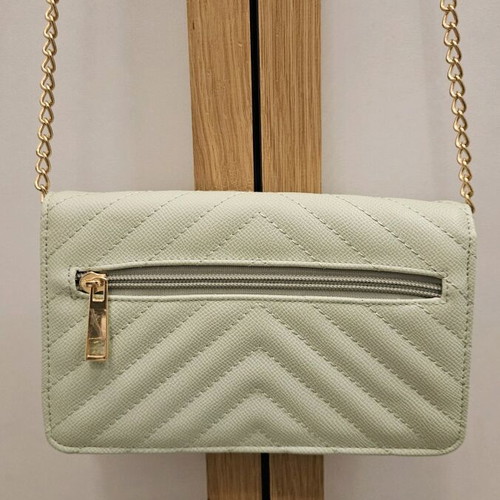 Aldo crossbody bag new, pistachio with gold details