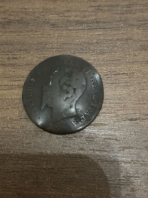 5 centesimi 1861 used