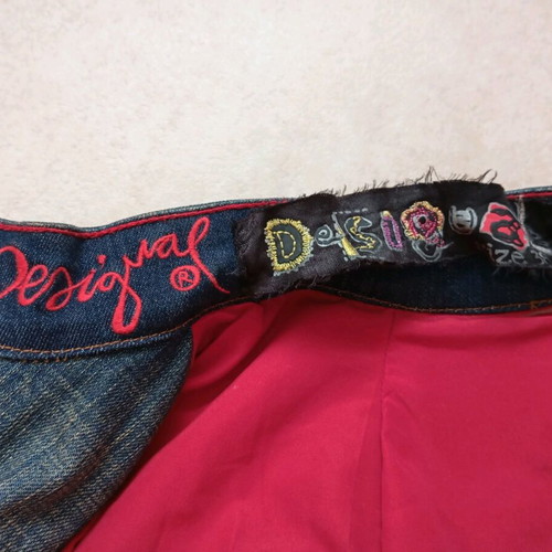 Desigual denim coat like new, multicolor, size M