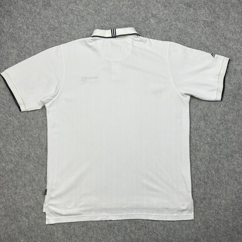 Adidas ClimaLite MLS Continental Tire Y2K Polo shirt used, white, size L