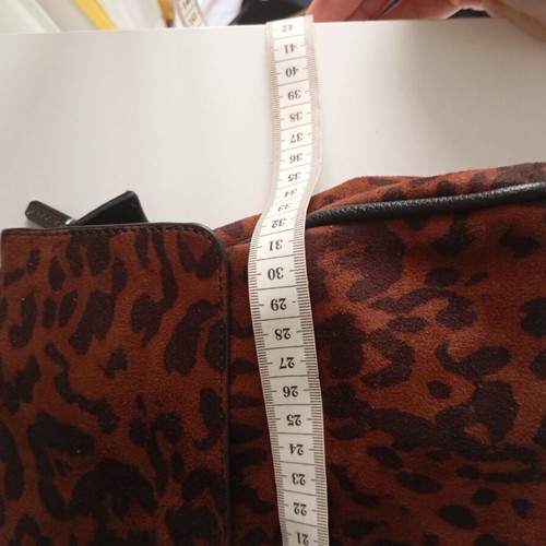 Bag to Bag shoulder bag new with animal print, black and brown