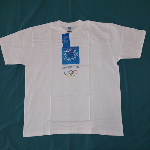Olympic Games 2004 T-shirt new, size XXL
