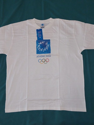 Olympic Games 2004 T-shirt new, size XXL